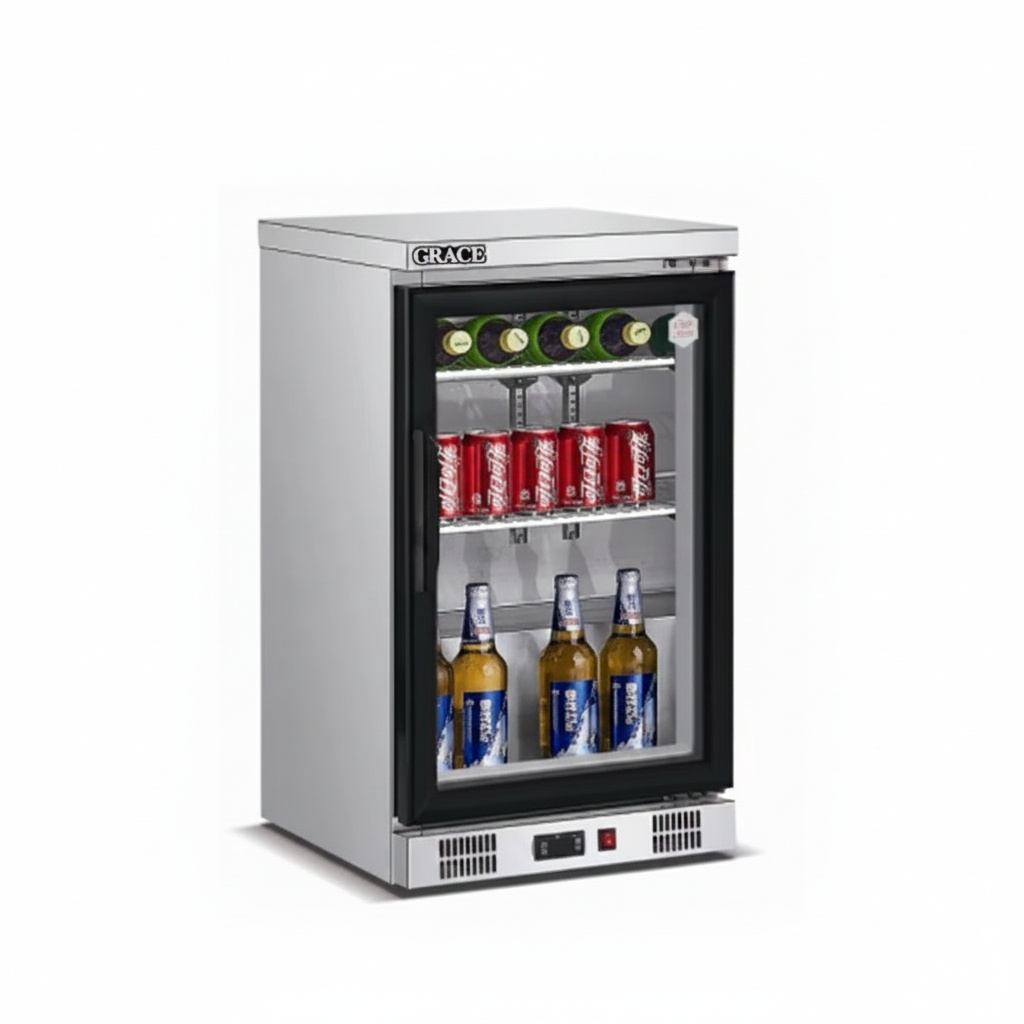 Wine Beer Fridge Dual Zone - Холодильник под столешницу, из нержавеющей стали