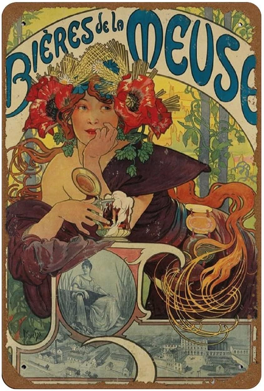 Wine Beer Spirit - Пиво из Меза, Франция, 1897 год,