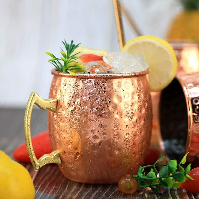 Wine Beer Coffee Drink - Кружка-мюле из нержавеющей стали с медным