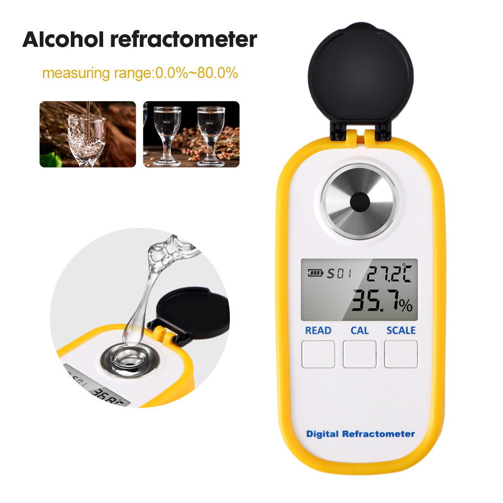 Цифровой рефрактометр алкоголя – обзор и цена Wine Beer Spirit
